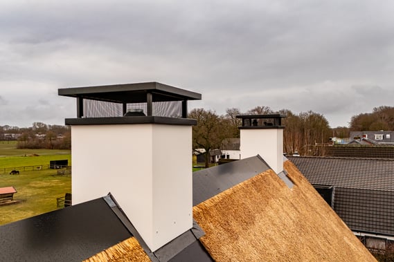 RVS schoorsteen