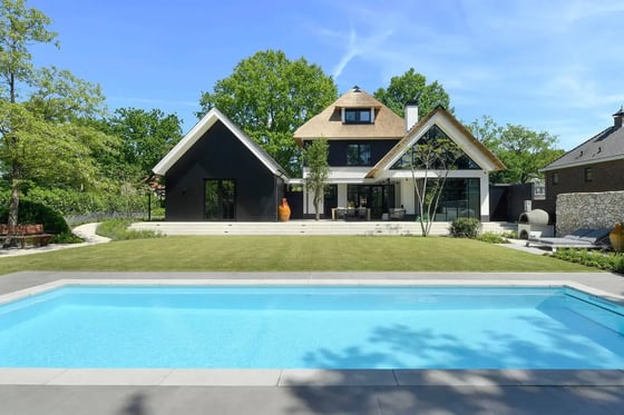 prefab schoorsteen voor villa