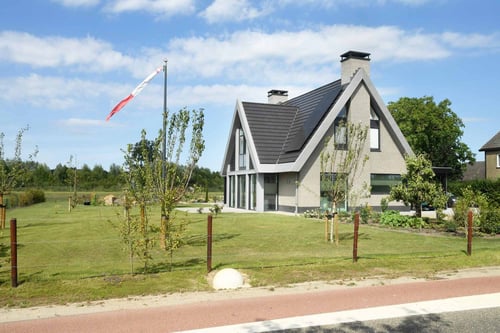 prefab schoorsteen voor villa