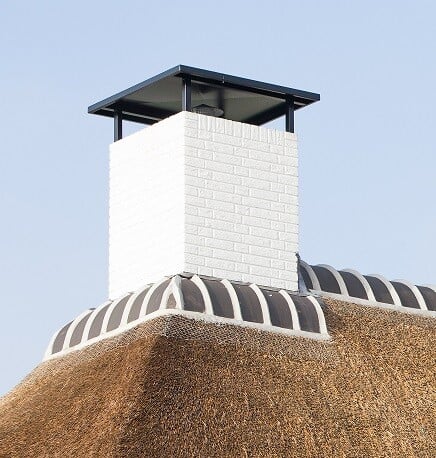 Gekeimde prefab schoorsteen