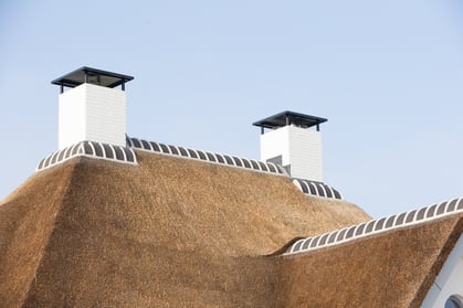 Gekeimde prefab schoorsteen