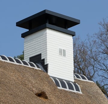 Gekeimde prefab schoorsteen