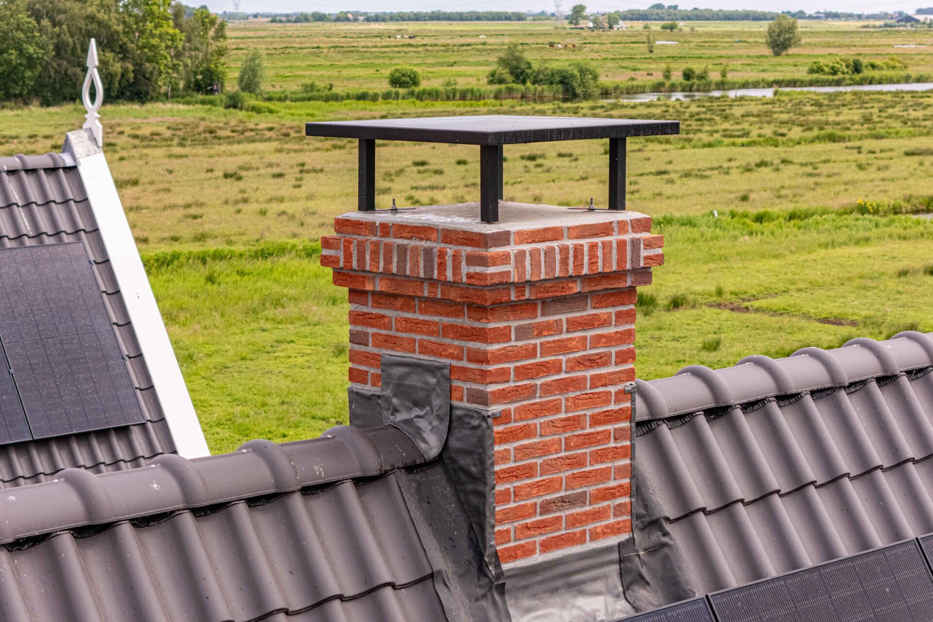 Prefab schoorstenen nieuwbouw
