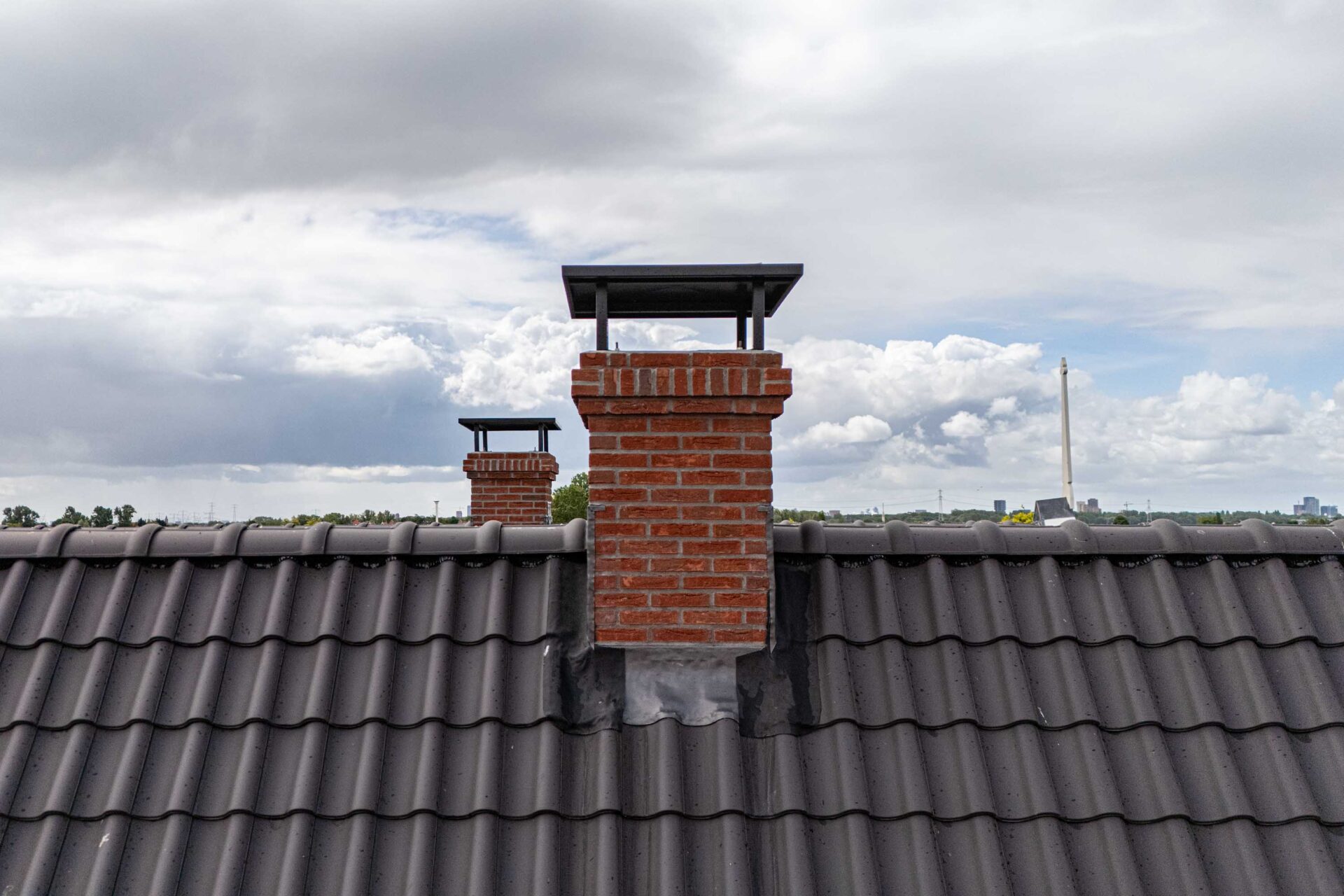 Prefab schoorstenen nieuwbouw